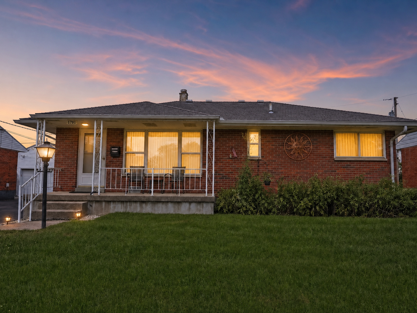 After Front exterior - dusk edit
