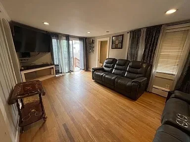 Living room cleanup before PropertyPolish edit